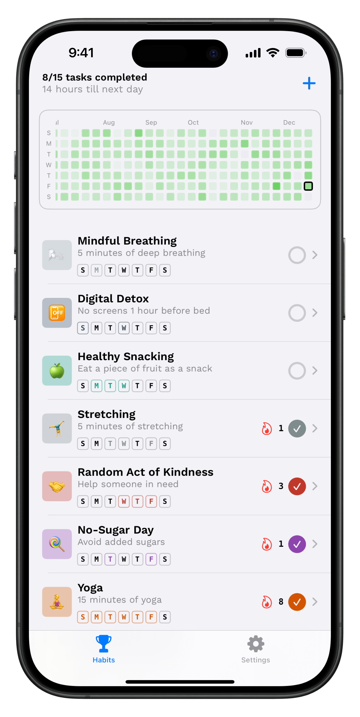 Daily Habit Tracker App