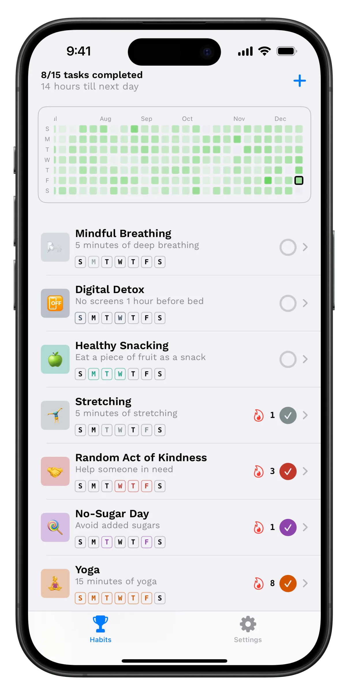 Daily Habit Tracker App