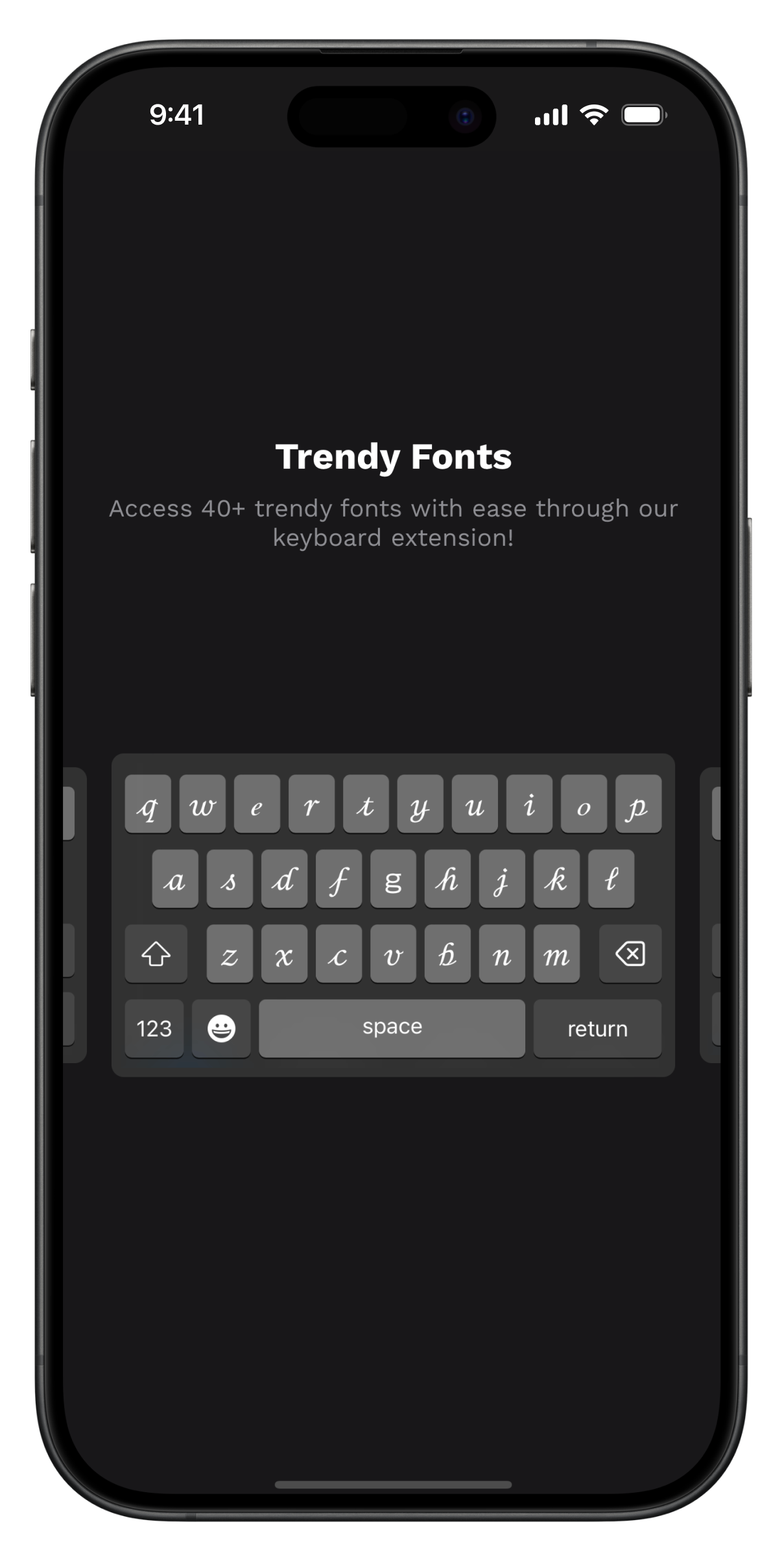 Fonts Art: Fontify Keyboard App Preview