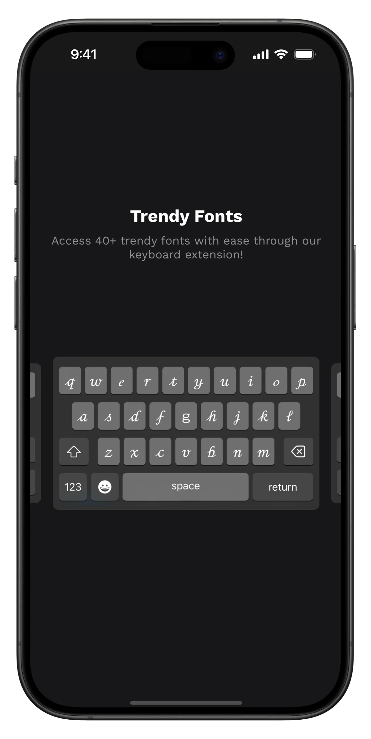 Fonts Art: Fontify Keyboard App Preview