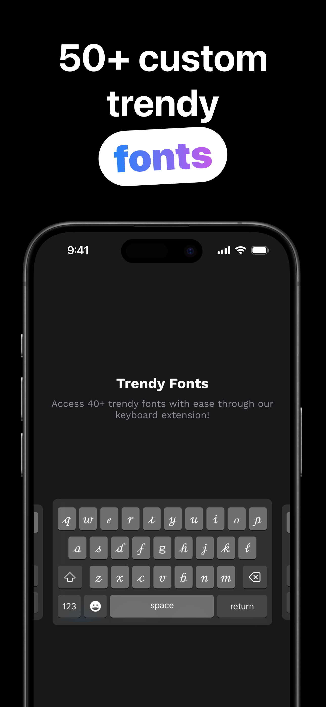 Fonts Art: Fontify Keyboard Screenshot 2