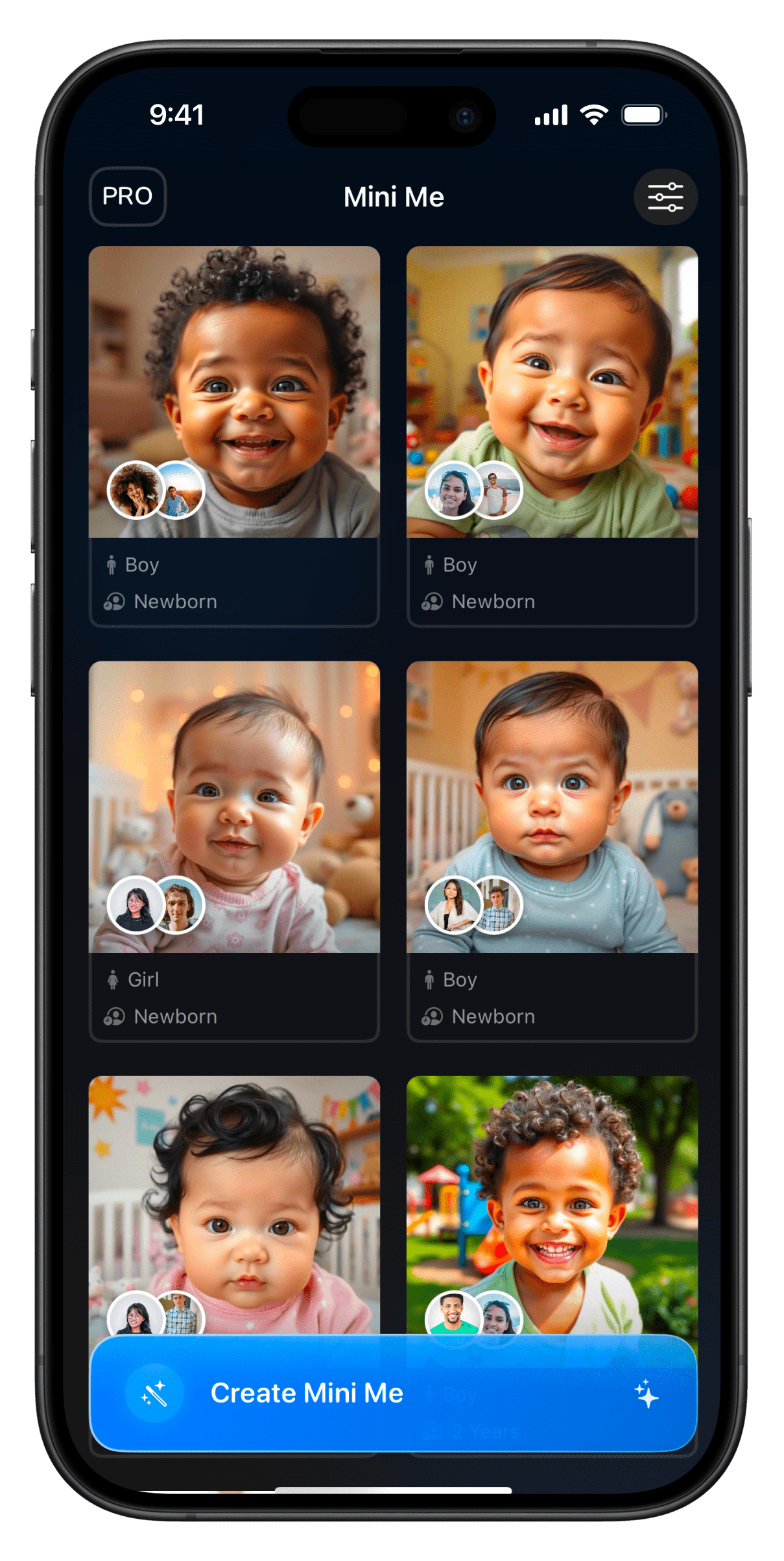 MiniMe App Preview