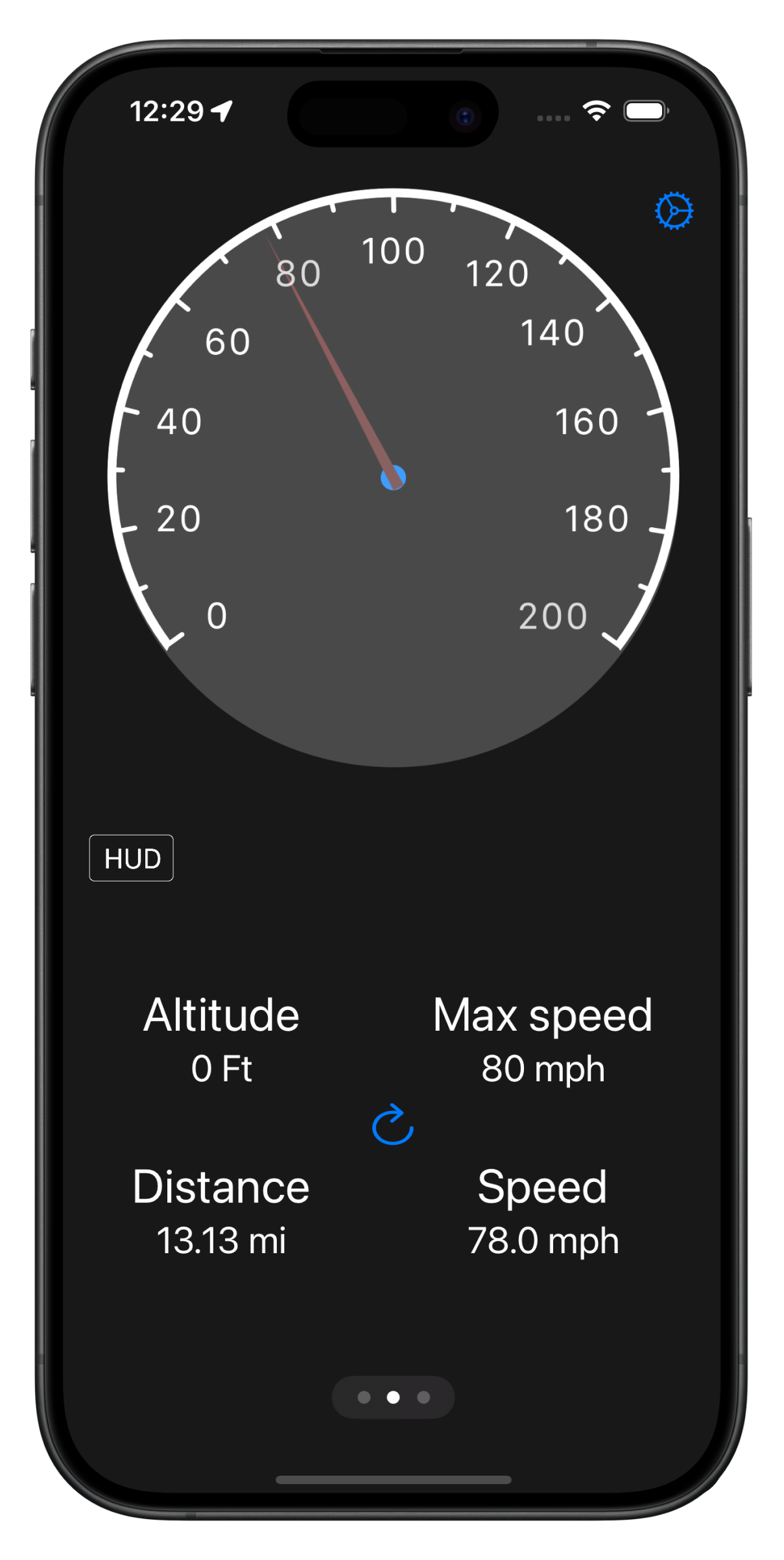 Speedometer Tracker App Preview